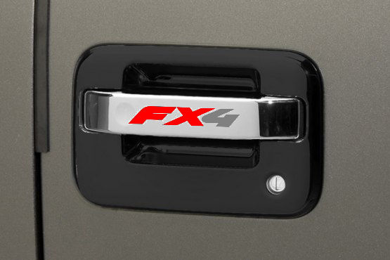 FX4 Door Handle Logo Sticker Emblem Ford F150 F250 F350 Pickup Truck Offroad-0