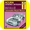 Repair Manual Book Acura Integra & Legend 86-90 owners-0