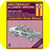 Repair Manual Book AMC Renault Alliance Encore 83-87-0