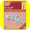 Repair Manual Book Audi 5000 77-83 Turbo Diesel Owners-0