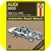 Repair Manual Book Audi 5000 84-88 Quattro Diesel Shop-0