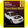 Repair Manual Book Buick Century 97-05 Owners Shop NEW-0