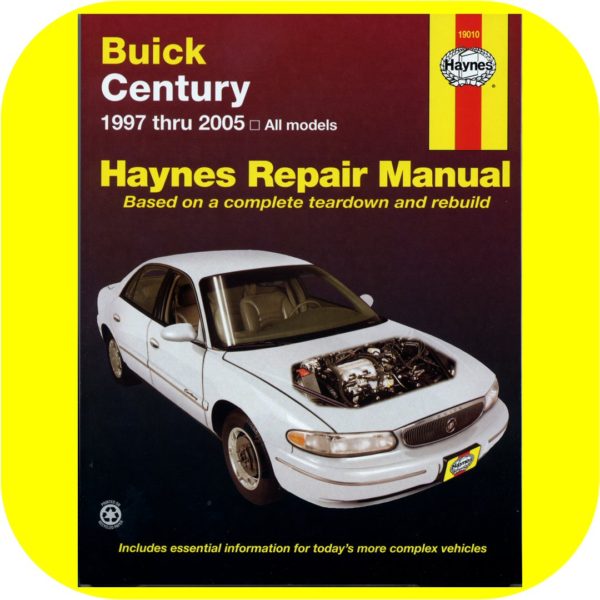 Repair Manual Book Buick Century 97-05 Owners Shop NEW-0