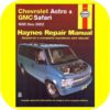 Repair Manual Book Chevy Astro GMC Safari Van 85-02 NEW-0