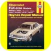 Repair Manual Book Chevy Caprice Impala Biscayne BelAir-0
