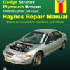 Repair Manual Book Dodge Stratus Plymouth Breeze Cirrus-0