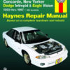 Repair Manual Book Dodge Intrepid Chrysler LHS Concorde-0