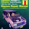 Repair Manual Book Dodge Caravan, Plymouth Voyager T/C-0