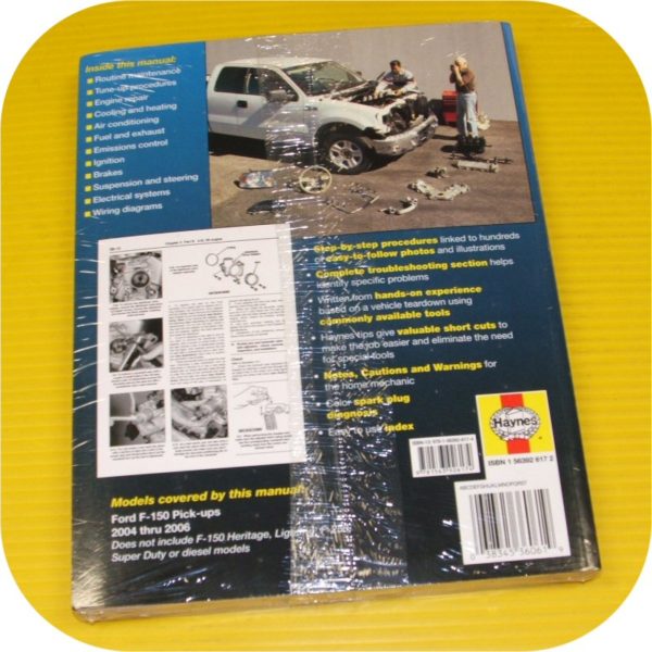 Repair Manual Book Ford Pickup Truck 04-06 F150 2wd 4wd-11502
