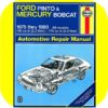 Repair Manual Book Ford Pinto Mercury Bobcat 75-80 shop-0