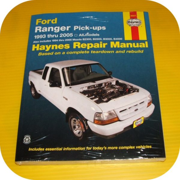 Repair Manual Book Ford Ranger Pickup Truck 93-05 NEW-0