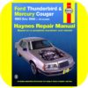 Repair Manual Book Ford Thunderbird Mercury Cougar XR7-0