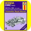 Repair Manual Book Honda Civic 1300 1500 80-83 Owners-0