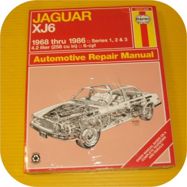 Repair Manual Book Jaguar XJ6 68-86 Vanden Plas Series-0