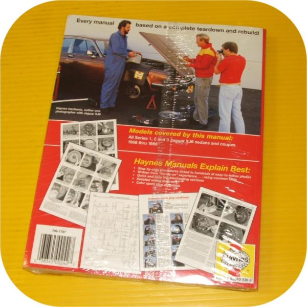 Repair Manual Book Jaguar XJ6 68-86 Vanden Plas Series-11227