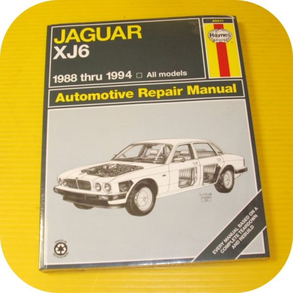Repair Manual Book Jaguar XJ6 XJ40 88-94 Owners XJ-6-0
