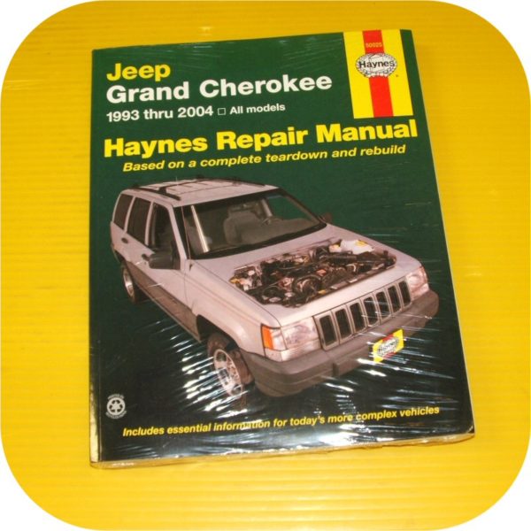 Repair Manual Book Jeep Grand Cherokee 93-04 Owners ZJ-0
