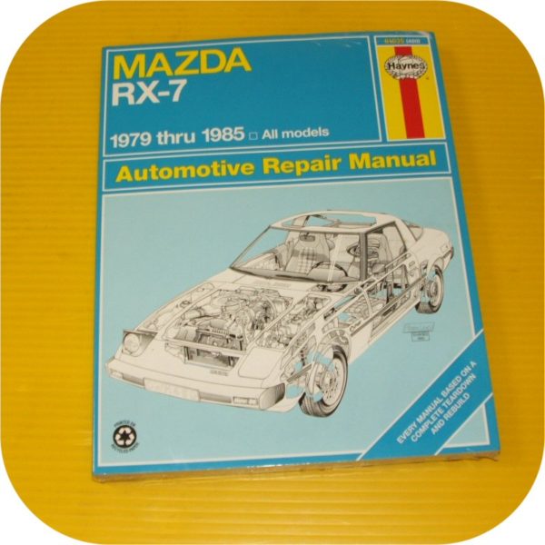 Repair Manual Book Mazda RX-7 RX7 79-85 12A 13B Owners-0