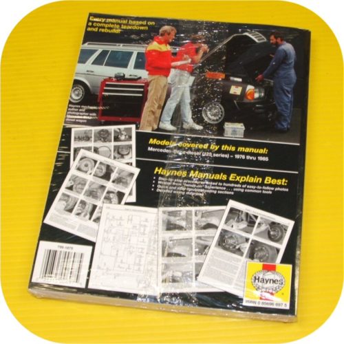 Repair Manual Book Mercedes Benz 240 300 d diesel 123 – JoeTLC