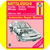 Repair Manual Book Mitsubishi Cordia Galant Mirage Prec-0