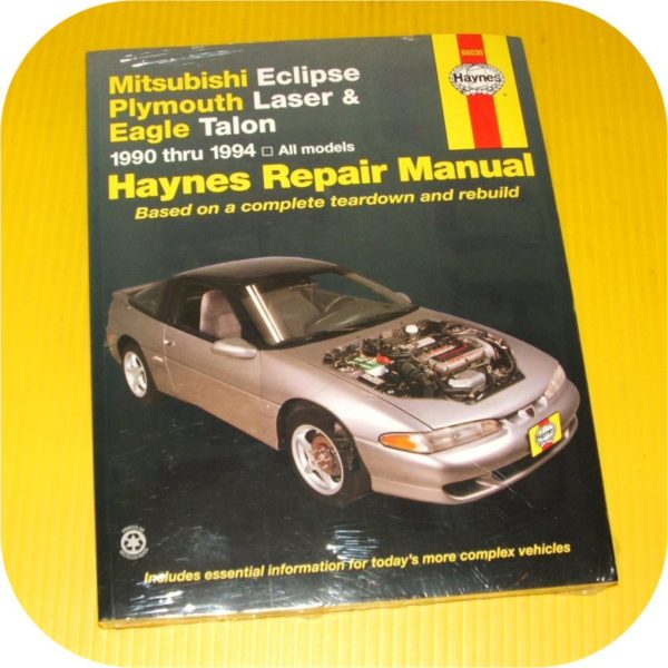 Repair Manual Book Mitsubishi Eclipse Eagle Talon Laser-0