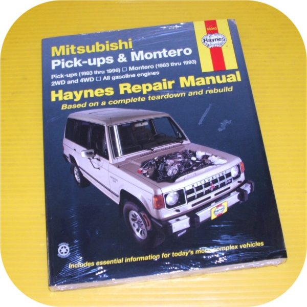 Repair Manual Book Mitsubishi Pick-up Truck Montero D50-0