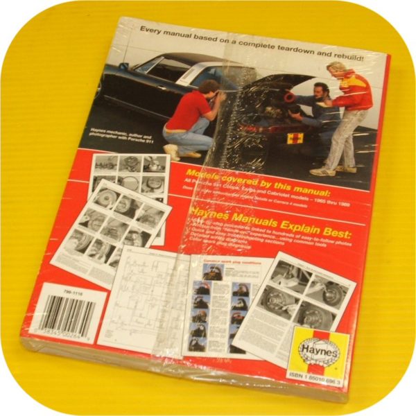 Repair Manual Book Porsche 911 Owners Targa Carrera NEW-11036