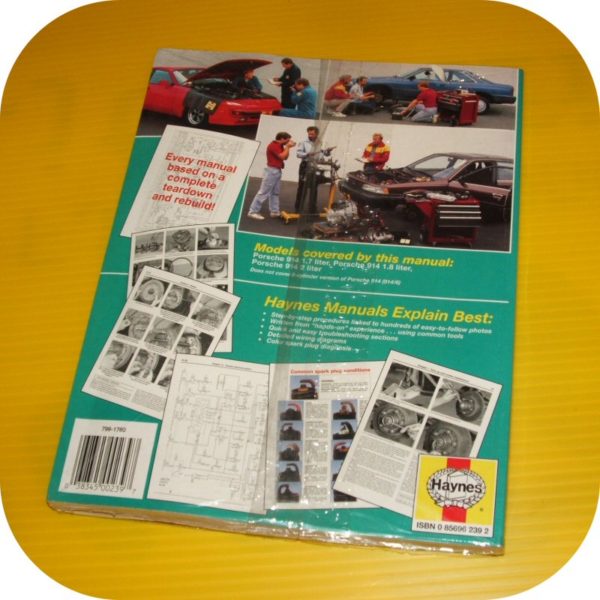 Repair Manual Book Porsche 914 Owners 69-76 914/4 NEW-1294