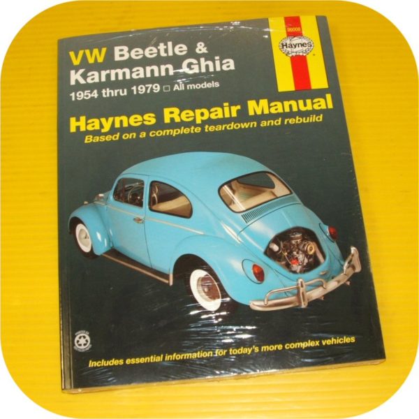 Repair Manual Book VW Bug Beetle Ghia Volkswagen Owners-0