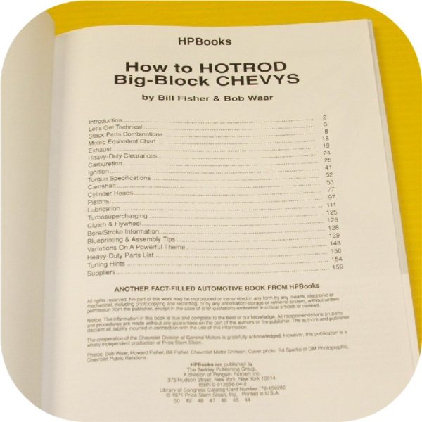 How to Hotrod Big-Block Chevy V8s 396, 402, 427, 454 BBC Book Manual Guide-5460