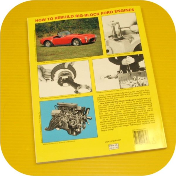 How to Rebuild Big Block Ford Engines V8 330 359 360 390 410 427 428 Book Manual-10913