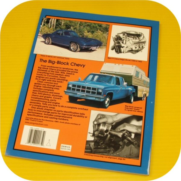 How to Rebuild Big-Block Chevy Engines Manual Book 396 427 454 Big Block BBC V8-5462