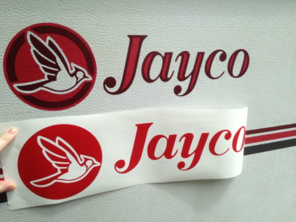 Decal for Jayco Eagle Pop Up Tent Camper Travel Trailer Sticker Red logo 8 10 12-19599