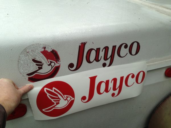 Decal for Jayco Eagle Pop Up Tent Camper Travel Trailer Sticker Red logo 8 10 12-19600