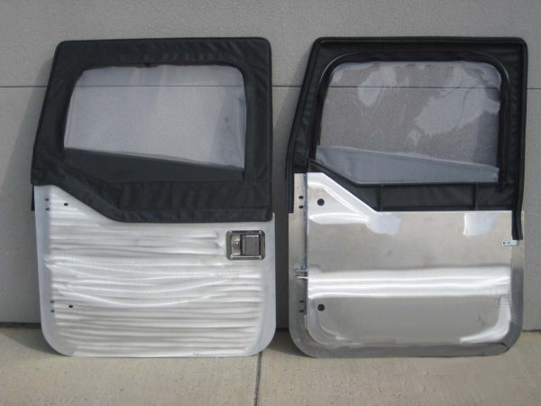 Aluminum Half Doors (pair) for use with Bestop Uppers-0