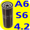Oil Filter for Audi A6 Quattro S6 4.2 V-8 99-04 filters-848