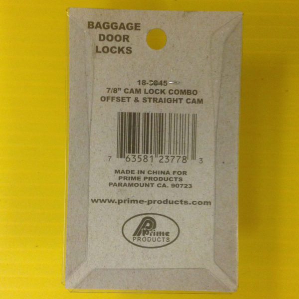 Baggage Storage Lid Cam Lock w Key Camper RV Travel Trailer Pop Up Str & Offset-20072