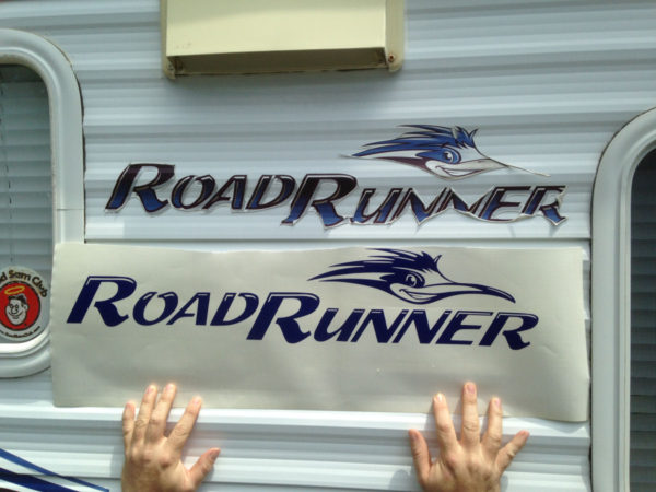 Decal for Sun Valley Road Runner Camper Travel Trailer Bunkhouse Stickers-0