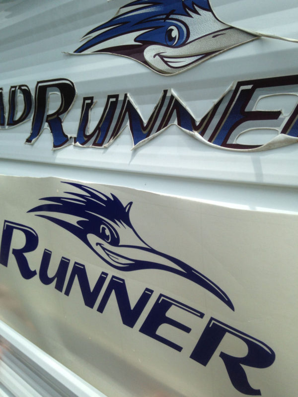 Decal for Sun Valley Road Runner Camper Travel Trailer Bunkhouse Stickers-19586