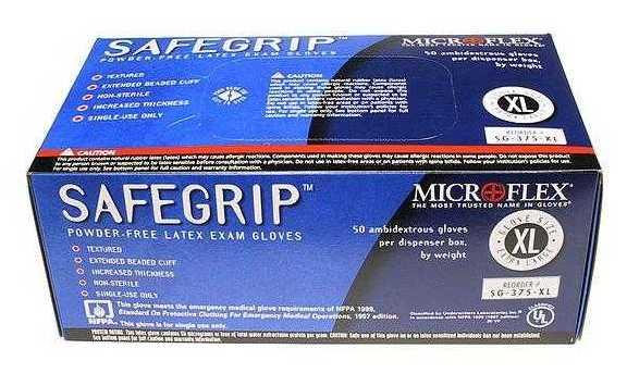 Safegrip Latex Gloves - Box of 50-0