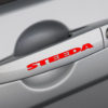 STEEDA Door Handle Logo Sticker Emblem Ford Focus Mustang F150 Pickup Truck SVT-0