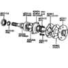 Rear Axle Wheel Bearing Kit for Toyota Pickup 4Runner Tacoma T100-17246
