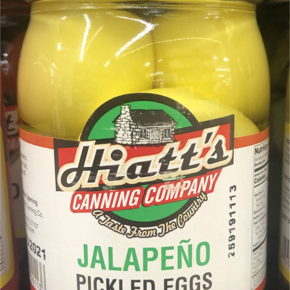 Mrs Hiatt’s Canning Jalapeno Pickled Eggs 16 oz Jar Snack