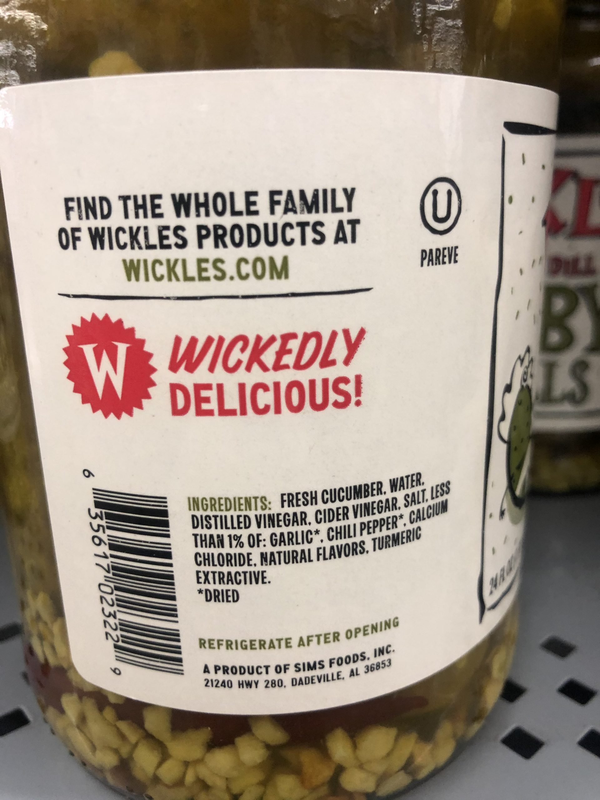 Wickles Pickles Wickles Dirty Dill Pickle Spears, 24 Oz.
