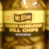 Mount Olive Kosher Hamburger Dill Chip Pickles 16 oz Mt-0