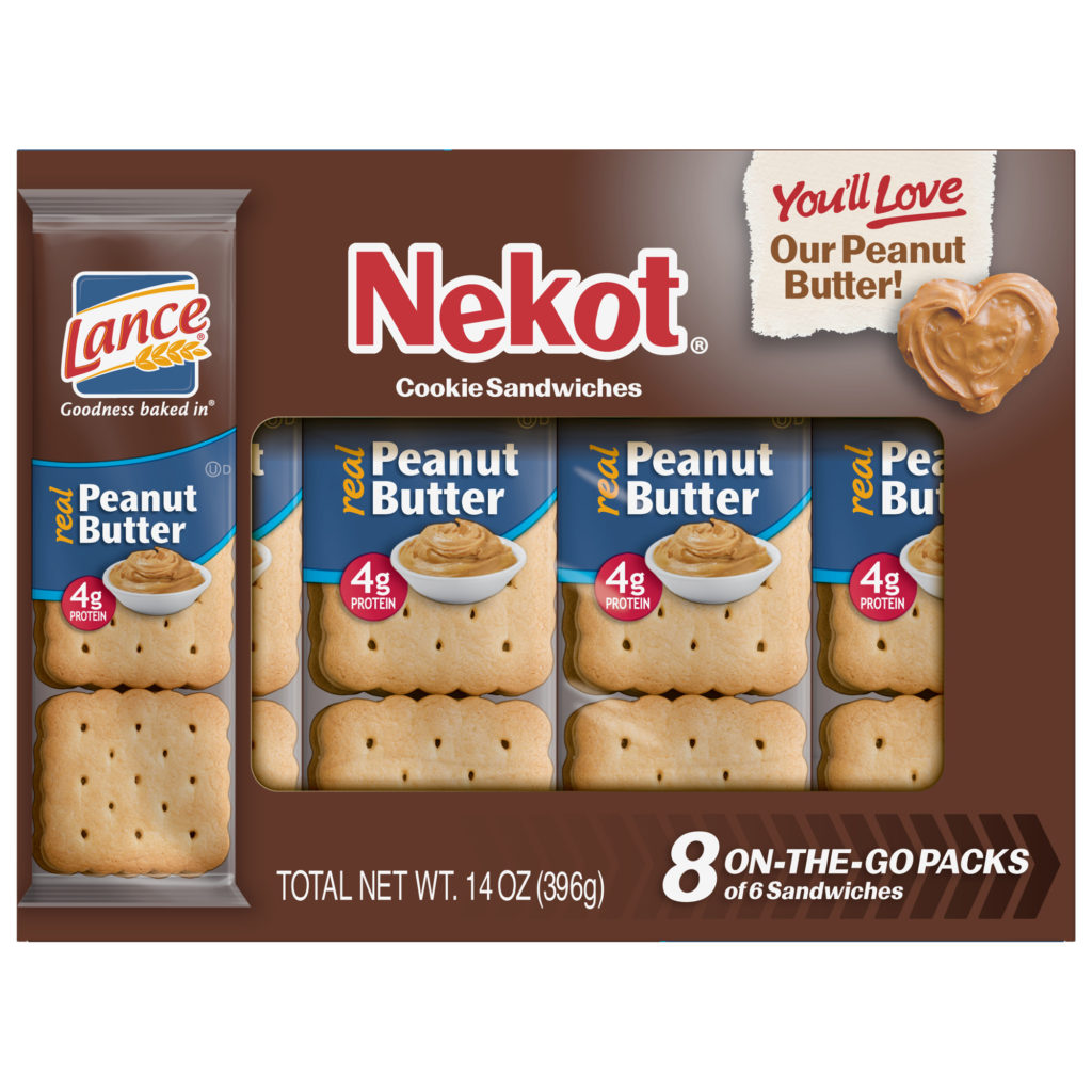 Nekot Lance Cookie Sandwich Crackers Real Peanut Butter Crackers 6 Pack Nabs Joetlc